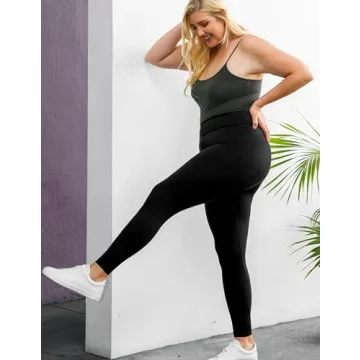 SATINA High Waisted Leggings: Soft & Stretchy Fit