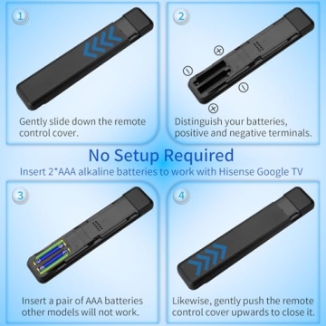 Hisense Universal TV Remote for Smart Google TVs
