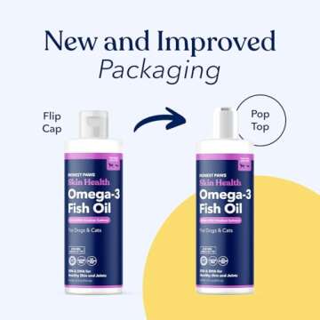 Honest Paws Omega-3 Fish Oil for Healthy Dogs