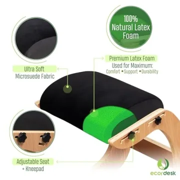 Ecordesk Ergonomic Kneeling Chair with Adjustable Seat for All