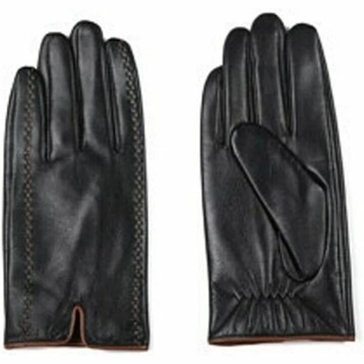 Genuine Leather Touch Screen Gloves for Men