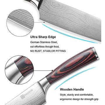 PAUDIN Professional Chef Knife for All Culinary Tasks