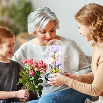 Light Up Glass Rose Gifts for Women – Perfect for Christmas