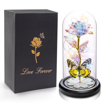 Light Up Glass Rose Gifts for Women – Perfect for Christmas