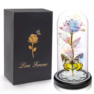 Light Up Glass Rose Gifts for Women – Perfect for Christmas