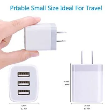 Hootek USB Wall Charger 3-Port Quick Charging Solution