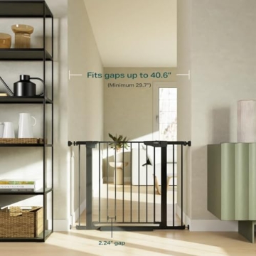Cumbor Baby Gate - Adjustable Safety for Kids and Pets