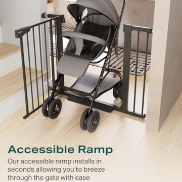 Cumbor Baby Gate - Adjustable Safety for Kids and Pets