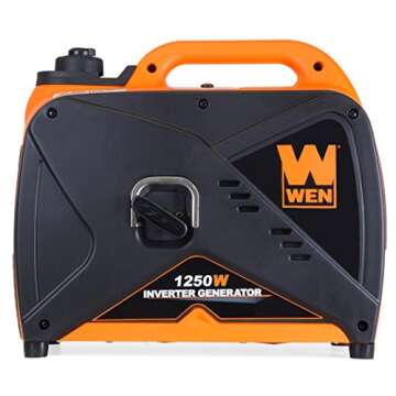WEN 56125i Super Quiet 1250-Watt Portable Inverter Generator, CARB Compliant