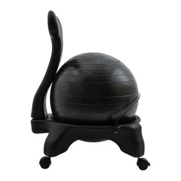 Champion Sports Exercise Ball Chair for Home or Office