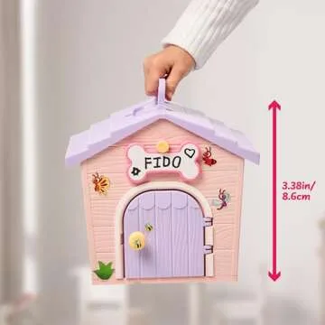 Little Live Pets My Puppy's Home Minis - Pink & Purple Home | Plush Toy & Kennel Playset. Build Your Puppy's Home, Name Your Puppy & Surprise! Puppy Appears! Which Puppy Will You Get? Easy Build DIY