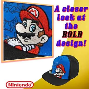 Nintendo Super Mario Boys Cap for Ages 4-7