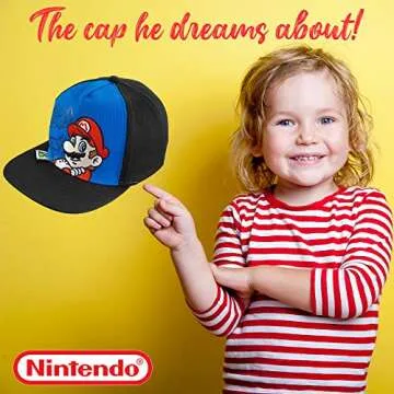 Nintendo Super Mario Boys Cap for Ages 4-7