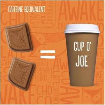 AWAKE Caffeinated Chocolate Energy Bites, Variety Pack 50ct…