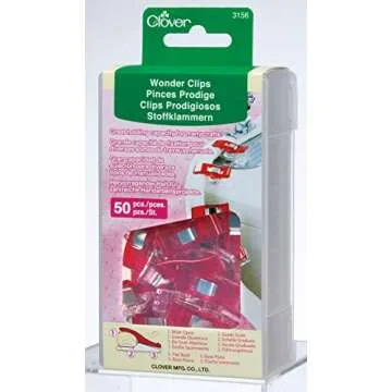 Clover Wonder Clips for Quilting and Crafting - Pack of 50