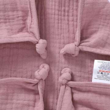 okdiy Organic Cotton Bunny Loveys for Babies,Newborn Baby Lovey Security Blanket,Lovies for Babies New Born Baby Unique Neutral Gifts Boys and Girls (Bunny-Baby Pink)