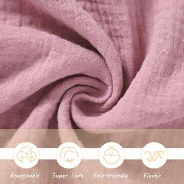 okdiy Organic Cotton Bunny Loveys for Babies,Newborn Baby Lovey Security Blanket,Lovies for Babies New Born Baby Unique Neutral Gifts Boys and Girls (Bunny-Baby Pink)