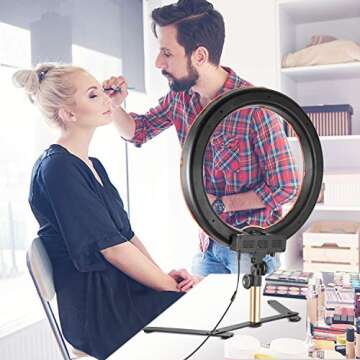 Neewer 14" LED Ring Light Kit with Stand for All