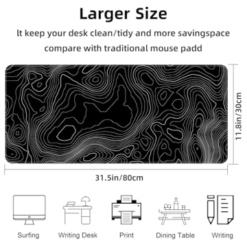 BZU Extended Big Mouse Pad for Gaming and Office Use