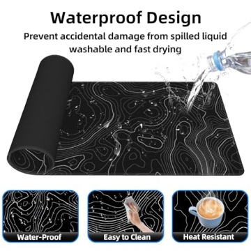 BZU Extended Big Mouse Pad for Gaming and Office Use