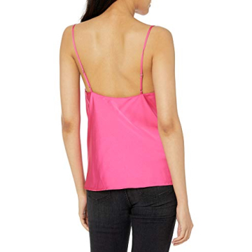 Elegant Hot Pink Cowl Neck Cami Top for Women