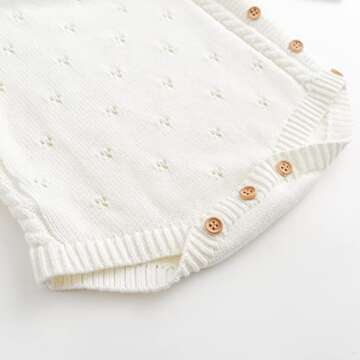 Simplee Kids Knitted Romper: Stylish Baby Outfit for Winter