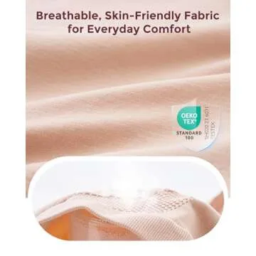 Momcozy Women's Maternity High Waist Underwear Pregnancy Soft Seamless Maternity Underwear Over Bump 3 Pack