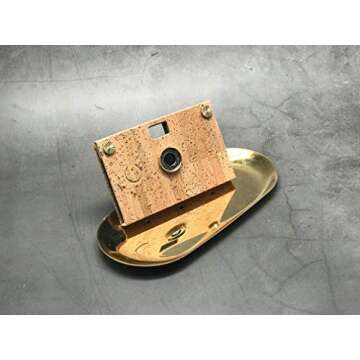 [Black Leather] Eco-Friendly, Compact 18MP Point-and-Shoot Digital Camera Gift Set: Paper Shoot Camera for Amateur and Professional Vintage Photography Enthusiasts.