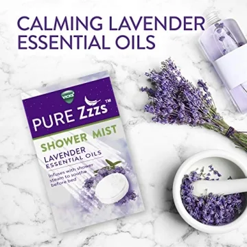 Vicks PURE Zzzs Lavender Shower Mist Tablets Pack