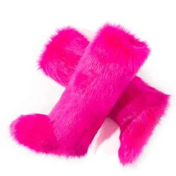 Stylish IXU Women's Faux Fur Boots for Winter