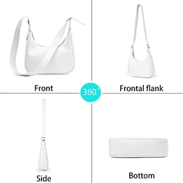 OHIW Retro Classic Half Round Messenger Bag for Women