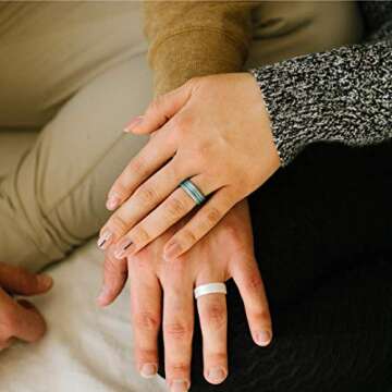 Enso Rings Thin Legends Silicone Wedding Band for All