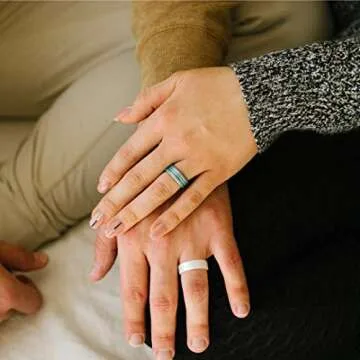 Enso Rings Thin Legends Silicone Wedding Band for All