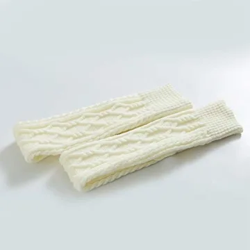 Stylish Cable Knit Thigh Highs for Winter Warmth