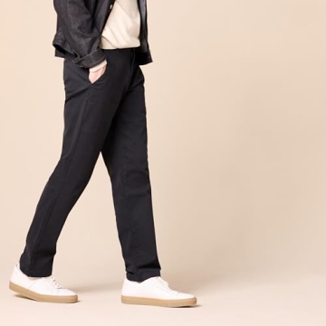 Men's Stretch Khaki Pants for Casual and Office Wear