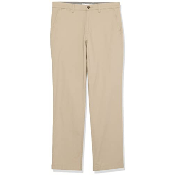 Men's Stretch Khaki Pants for Casual and Office Wear