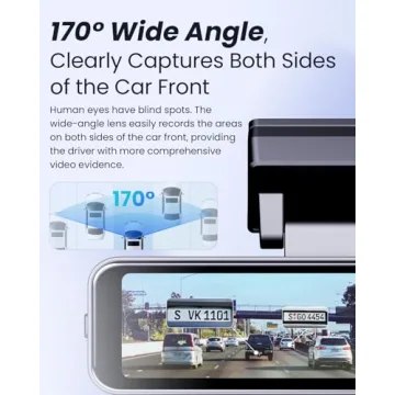 4K WiFi GPS Dash Cam with Night Vision & 170° Angle