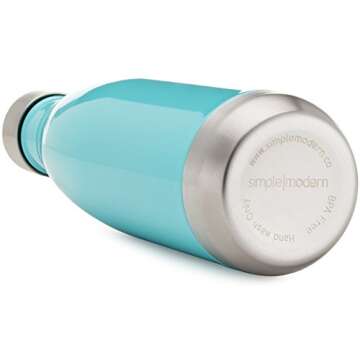 Simple Modern Stainless Steel Vacuum Insulated Double-Walled Wave Bottle, 9oz, rock candy