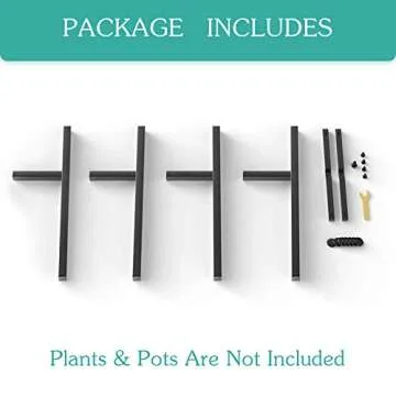 Adjustable INRLKIT Indoor Plant Stand for Pots 9-14 Inches