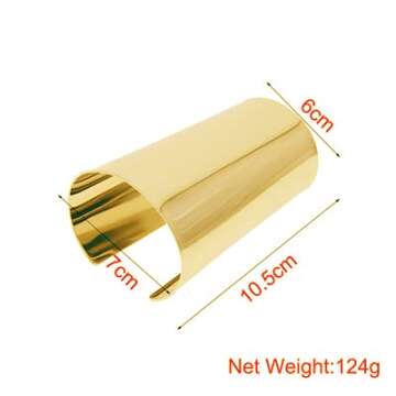 Chic & Stylish Colorful Bling Gold Cuff Bracelet for Women