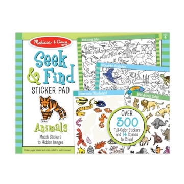 Melissa & Doug Seek and Find Sticker Pad - Fun for Kids