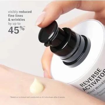 O HUI Reverse Activator Retinol Fine Wrinkle Cream | Korean Skin Care | Comfortable Retinol Cream for Face | Minimal to no irritation | Peptide | Wrinkles Visibly Reduced by 42% in 8 Weeks