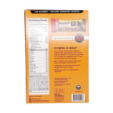 Clif, Bar Builders Crunchy Peanut Butter, 12 Count, 2.4 Ounce