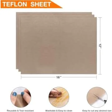 3 Pack Non Stick Teflon Sheets for Heat Press
