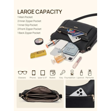 Trendy Vegan Leather Crossbody Bag for Women