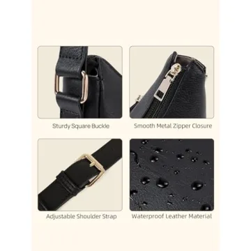 Trendy Vegan Leather Crossbody Bag for Women