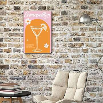 Cosmopolitan Baby Cocktail Funny Tin Sign Art Gift 8x12