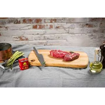 BOUMBI Camphor Laurel Wood Cutting Board for All Ages