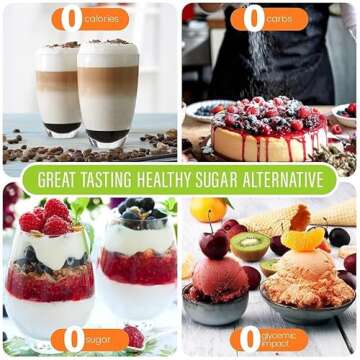 Stevia Select Organic Stevia Powder - Sugar Free Plant Based Stevia Sweetener Non GMO Pure Stevia Extract - Sugar Substitute No Fillers Zero Calorie 4 Oz