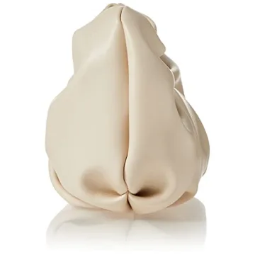 The Drop Women's Ulla Ruched Convertible Clutch, Bone, One Size